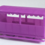 Large Loading Gauge Semi-open 4-wheel coach. oo9/4mm scale